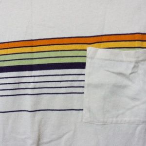 High Neck Tank Top Stripes